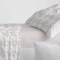 juego de sabanas 100 algodon cama de 105 cm - quarzo - burrito blanco
