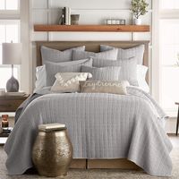vivid torral - colcha pique simone reversible efecto lavado a la piedra disponible en 3 colores gris blanco beige