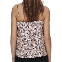 only camiseta tirantes plisse singlet para mujer