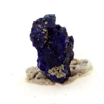 Chesylite - Pierre Natural De Francia, Chessy -les -mines - Cristal De Azurita Multicolor | 4.52 Ct - Certificado De Autenticidad Incluido | 12 X 7 X