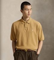 polo ralph lauren para hombre 710b18907007 polo de pique relaxed fit beige l casual algodon manga corta