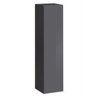armario columna suspendido  gris  coleccion switch  30x120 cm  diseno moderno