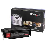 lexmark 12a8320 original black standard capacity toner cartridge