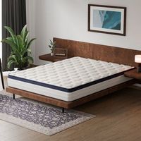 colchon de muelles ensacados 160 x 200 cm -azul grosor 25 cm - confort ergonomico  alta transpirabilidad roygbiv