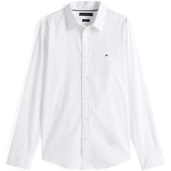 Tommy Hilfiger Camisa manga larga Dobby Structure Rf S para hombre