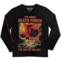 five finger death punch camiseta manga larga the way of the fist para mujer