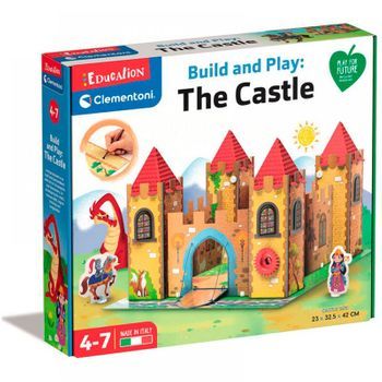 Juego Infantil De Construcción El Castillo 3d Con Tableros De Cartón