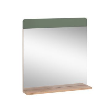 Espejo De Baño Izan 60 X 62 Cm Con Estante Vicco