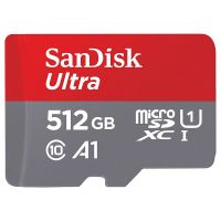 sandisk ultra microsdxc 512gb clase 10 a1 uhs-i  adaptador sd