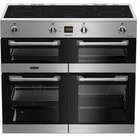 leisure cuisinemaster cs100d510x electric induction range cooker - stainless steel stainless steel
