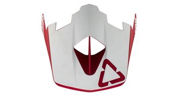 Visera leatt mtb 4 0 blanco   rojo chilli