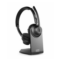 auriculares urban factory movee pro inalambricos bluetooth gaming con cancelacion de ruido y microfono negro