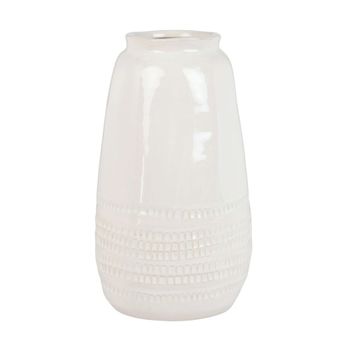 Jarrón de gres blanco Alt.29