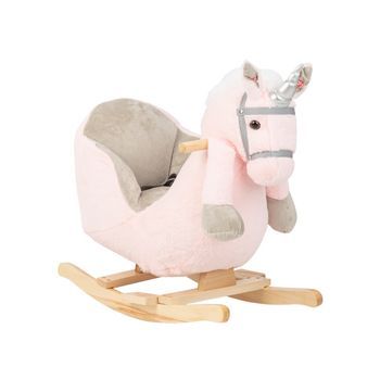 Balancín Con Asiento Y Sonido Pink Horse