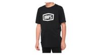 camiseta 100  icono nino negro m