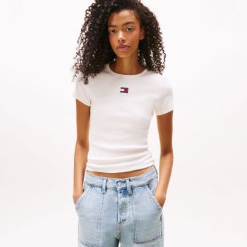 Tommy Jeans Camiseta de algodón DW0DW17881-YBH
