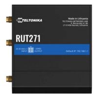 router teltonika rut271 4g lte 100 mbps wifi 4 industrial negro