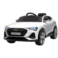 homcom coche electrico infantil audi e-tron 12v para ninos 3 anos con mando a distancia faros bocina musica 108x60x47 cm   aosom espana