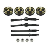 8pcs piezas de metal mejoradas 1144 eje de acero templado de 49mm contrapeso para vehiculos modelos mini rc axial scx30