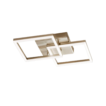 Lámpara De Techo Led Bard Moderna De 39 W, Oro Mate 3394-22-225 Fabas Luce