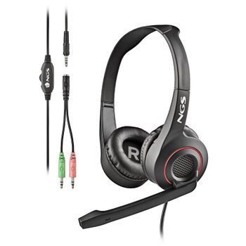 NGS MSX 10 Pro Auriculares con Micrófono Negros