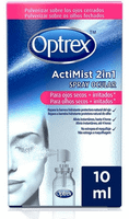 optrex spray actimist 2 en 1 ojos secos 10 ml