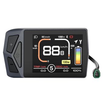 [EU Direct] Varstrom EKD01 Pantalla LCD TFT de 2.4 pulgadas 8 idiomas Interfaces de navegación para protocolo PUEDE Moto
