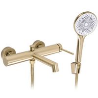 griferia de banera exenta rea foss brushed gold