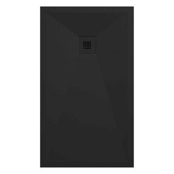 Plato De Ducha Pizarra Onda Negro  70x180 Cm Rejilla Color