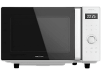 microondas - cecotec grandheat 2500 flatbed touch white 800 w 25 l 8 funciones temporizador blanco