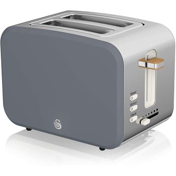Swan Nordic Tostadora 2 Rebanadas 900W Gris