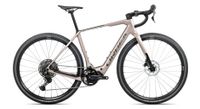 orbea denna m40 bicicleta electrica gravel shimano cues 11s 420 wh 700 mm niquel beige 2025