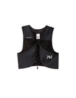 chaleco de trail nnormal modular negro