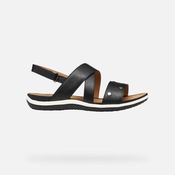GEOX Sandal Vega Mujer Negro