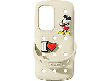 Funda móvil - Samsung Crocs Case, Para Galaxy S25, Silicona, Amarillo