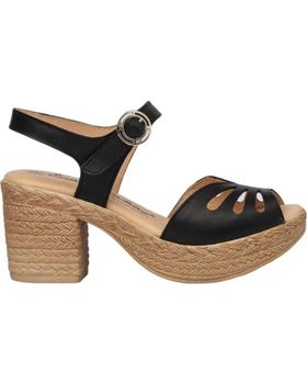 de EVA MAÑAS SANDALIA PIEL 1229 NEGRO