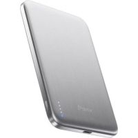 power bank inalambrica prestigio aluminio titanio plata