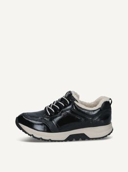 CAPRICE Sneaker, black, made of Leather, Size 42