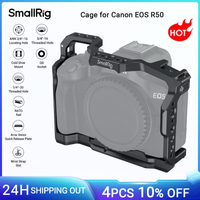 jaula de camara smallrig para canon eos r50 arca swiss placa de liberacion rapida para dji rs2rsc2rs 3 pro cardan y tripode con zapata fria 4214