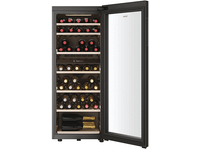 vinoteca - haier hws77gdau1 wine bank 50 series 7 temperatura 5-20 77 botellas doble zona wi-fi negro