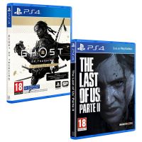 pack ghost of tsushima directors cut  the last of us parte ii ps4