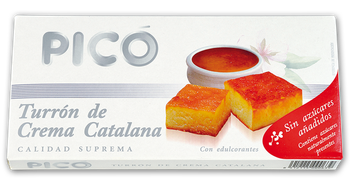 Turrón de Crema Catalana Pico Sin Azucares Añadidos 200grs