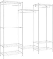perchero de metal de 40 x 175 x 180 cm de color blanco nube