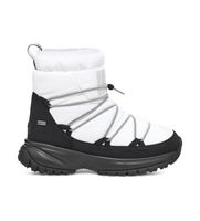 ugg para mujer 1131978 botas acolchadas yose blanco 36 plano cordones casual