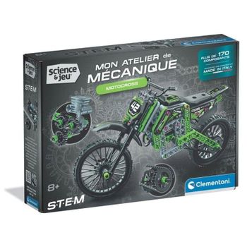Clementoni Motocross Xtrem Kit De Construcción Mecánica 52990 170 piezas
