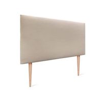 cabecero de polipiel liso 95x105cm con patas camas 90 - beige