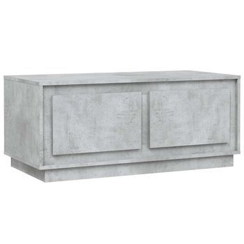 Mesa De Café - Mesa De Centro Madera Contrachapada Gris Hormigón 102x50x44 Cm