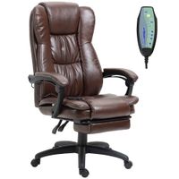 silla oficina masaje 685x685x121 cm marron
