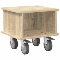 soporte de tv 37 x 35 x 35 cm roble sonoma madera de ingenieria vidaxl