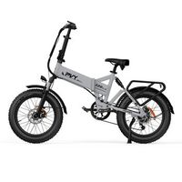 bicicleta electrica plegable pvy z20 plus de 20 48 v 165 ah 100 nm de par gris